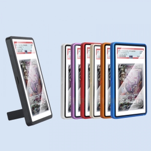 titanium finish PSA card frame