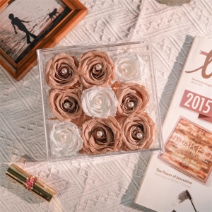 Wholesale acrylic 9 floer box with a drawer 