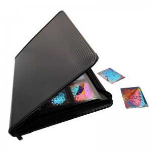 Carbon Fiber Pattern Game Card Binder 