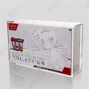 96% UV Resistance Acrylic Display Case for Pokemon 151 UPC 