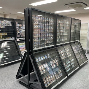 TCG Pokemon Card Floor Display Rack 