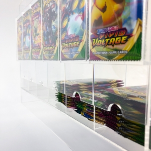 Acrylic 6 - Slot Pokémon Card Pack Dispenser and Organizer 
