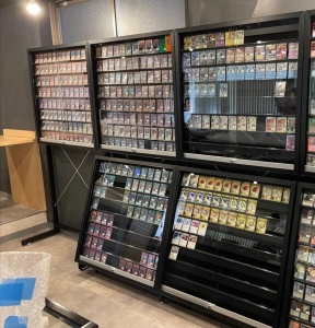 TCG Pokemon Card Floor Display Rack 