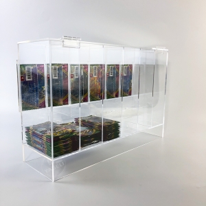 Acrylic 6 - Slot Pokémon Card Pack Dispenser and Organizer 