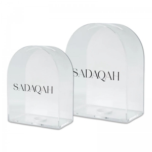 wholesale Acrylic Sadaqah Tzedakah Box 