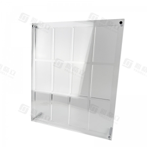 Acrylic PSA Card Display Stand with 12 - Slot Design 