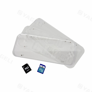 Multi-Slot Acrylic Game Card Display Stand – Clear Showcase for Trading Card Games (TCG) 