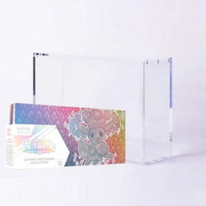 acrylic pokemon prismatic evolutions spc holder