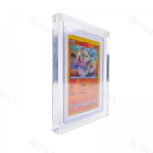 Clear Display Holder for Trading Card Game Collectibles