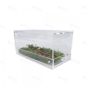 Acrylic Drawer-Style Reptile Pet Carrier 