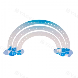 Tiered Crystal-Clear Jewelry Organizer for Studs, Hoops & Dangles