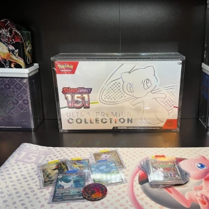 pokemon 151 upc display acrylic case box