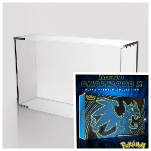 mega charizard x ex upc acrylic display case