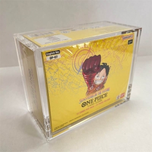 Acrylic English One Piece booster box for OP-07 