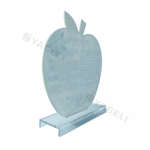 Acrylic Jewish Apple Shaped Tabletop Sign 
