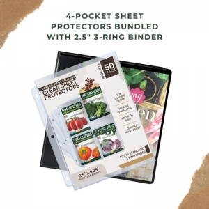 4 Pocket Seed Organizer Sheet 