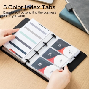 3 ring business card binder