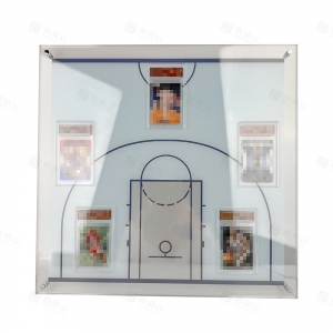 UV-Resistant Acrylic Basketball Court Trading Card Display Frame