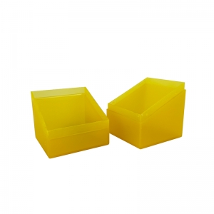 Matte Yellow Durable Plastic TCG Deck Box 