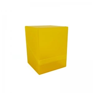 Matte Yellow Durable Plastic TCG Deck Box