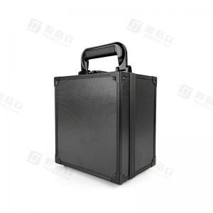 Handlebar-Style Aluminum Top open rigid Storage Case with Lock 