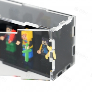 Premium Black & White Acrylic LEGO Display Stand – UV-Protected Dual Layer Collector Showcase Case 