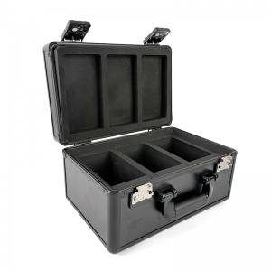 3-Slot Aluminum Graded Card Storage Case with Handle 