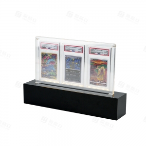 YAGELI Acrylic PSA Display With LED Lights | Premium TCG Accessories Manufacturer 