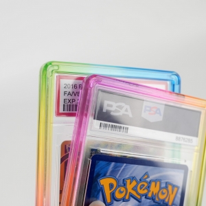 Rainbow TPU Bumper for PSA Slabs Graded Card Protector 