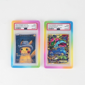 Rainbow TPU Bumper for PSA Slabs Graded Card Protector 