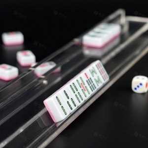 Custom Clear Acrylic Mahjong Tile Rack 