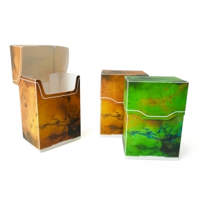 Custom Printed PP Deck Box Colored Trading Card Storage Case 