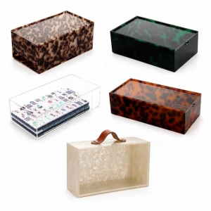Custom Acrylic Mahjong Storage Box 