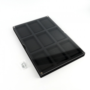 9-Slot Graded Card Display Frame with EVA Foam 