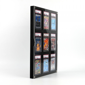 9-Slot Graded Card Display Frame with EVA Foam 