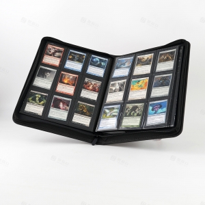 PU Leather 9-Pocket Trading Card Binder | YAGELI TCG Card Binder Manufacturer