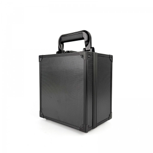 Black Aluminum Trading Card Case for Toploaders Trading Card Storage Case 