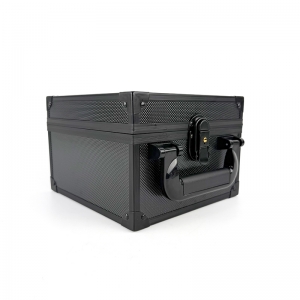 Black Aluminum Trading Card Case for Toploaders Trading Card Storage Case 