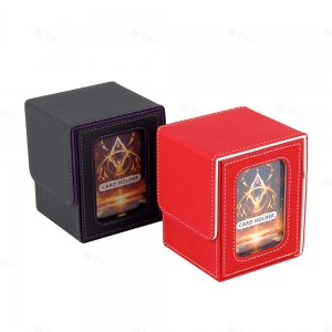 YAGELI PU Leather Card Deck Box