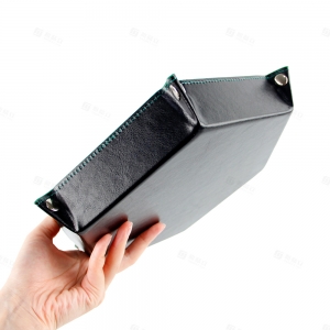 PU Leather Hexagon Dice Storage for TCG Accessories | YAGELI 