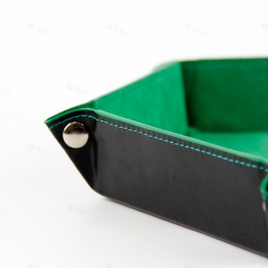PU Leather Hexagon Dice Storage for TCG Accessories | YAGELI 