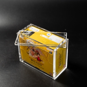 UV Resistant Acrylic Case for One Piece Magnetic Lid Crystal Clear Display Protector 