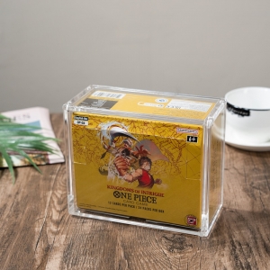 UV Resistant Acrylic Case for One Piece Magnetic Lid Crystal Clear Display Protector 