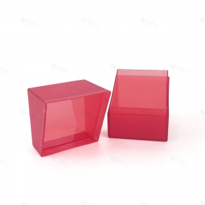 Red Plastic Deck Box for Trading Cards | TCG Accessories Factory YAGELI 