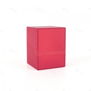 Red Plastic Deck Box for Trading Cards | TCG Accessories Factory YAGELI