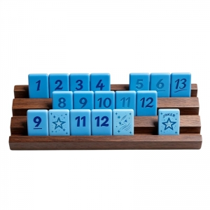 Purple Acrylic Rummy Tile Set 