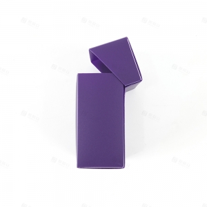 Purple Plastic Deck Box for Trading Cards | YAGELI TCG Accessories Factory 
