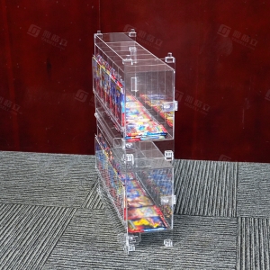 Stackable Acrylic 6-Slot Pack Dispenser for TCG Retail | YAGELI 