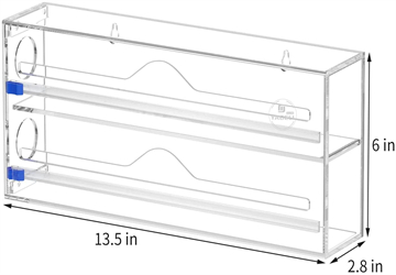 A good new design for kitchen-acrylic wrap film dispenser