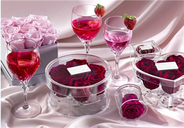 One style hot sale acrylic rose box for the Double 11 Shopping Festival